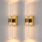 YANSUN 18 in. 2-Light Brushed Gold LED Vanity Light Bar and 3CCT Adjustable Function for Bathroom Living Room or Bedroom