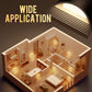 YANSUN 1-Watt Color Changing Integrated LED Semi-Crescent Wall-Like Night Light, Button Adjustable, Light Sensor, 2-Pack