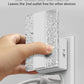 YANSUN 1W White Plug-In Night Lights with Modern Diamond Acrylic Square Cylinder, Sliding Dimming, Warm 3000K, 1-Pack