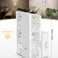 YANSUN 1W White Plug-In Night Lights with Modern Diamond Acrylic Square Cylinder, Sliding Dimming, Warm 3000K, 1-Pack