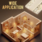 YANSUN 1W White Plug-In Night Lights with Modern Diamond Acrylic Square Cylinder, Sliding Dimming, Warm 3000K, 1-Pack