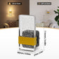 YANSUN 2-Pack 1W Dusk to Dawn Plug-in Night Lights Modern Acrylic Warm White 2700K Dimmable LED Night Lights with Gold Accent for Hallway Bedroom