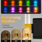 YANSUN 1-Watt Acrylic Column Plug-in Integrated LED Night Light with Light Sensor, RGB & 2700K, Up & Down Glow,  Black, 2-Pack