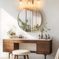 YANSUN 27 in. 3-Light Brushed Nickel Vanity Light with Clear Glass Shades, Wall Sconce for Vanity Mirror or Dressing Room