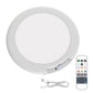 YANSUN 7.5 in. 1-Light RGB White Round Dimmable Motion Sensor Integrated LED Flush Mount Ceiling Light with Remote for Bedroom