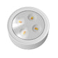 YANSUN 3-Pack White Round LED Picture Lights for Wall with Dimmable Painting Lights and Remote Timer for Paintings or Frames