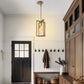 3-Light Modern Rectangle Black and Gold Pendant Kitchen Island Pendant Light