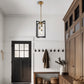 3-Light Modern Rectangle Black and Gold Pendant Kitchen Island Pendant Light