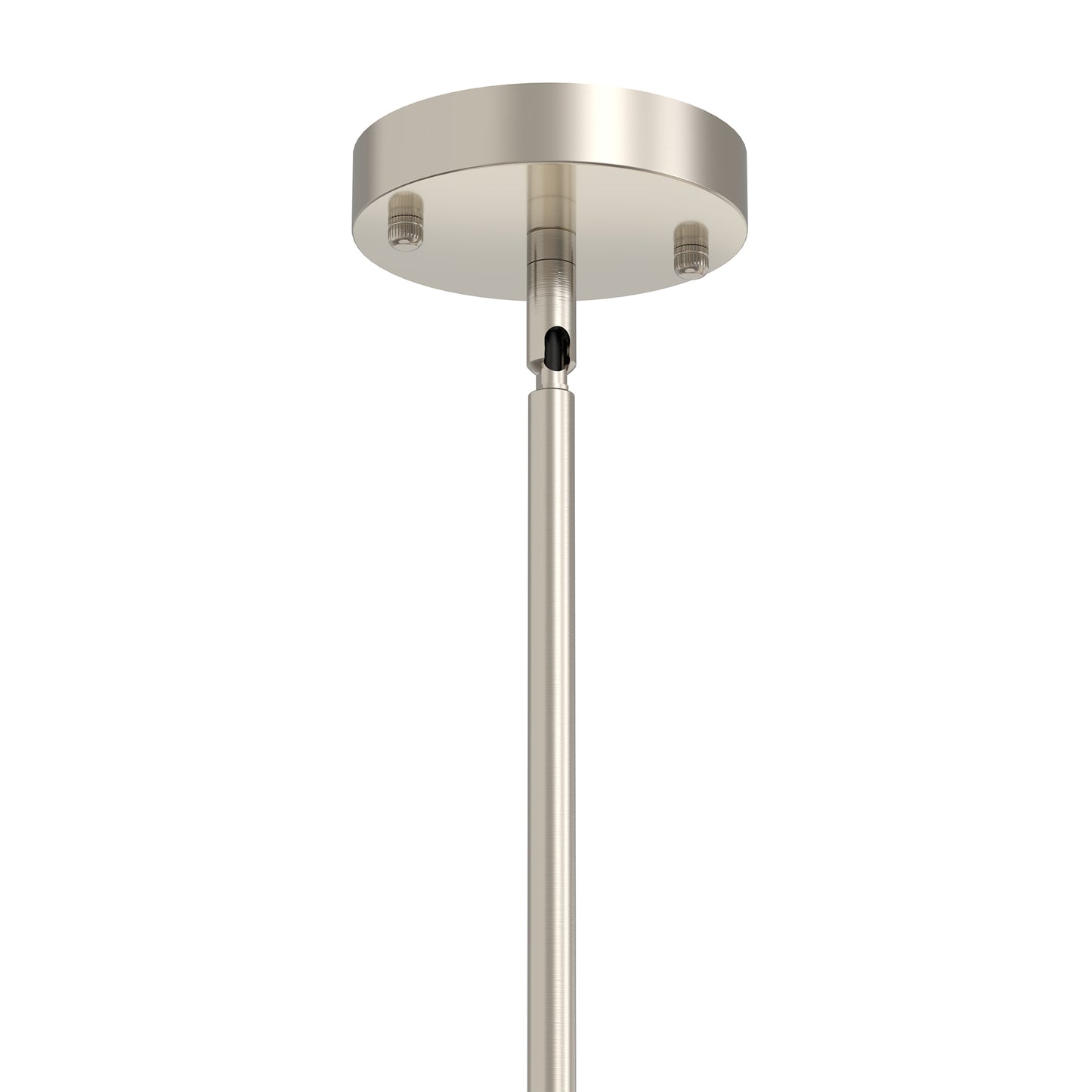 YANSUN 3-Light Island Pendant with Clear Glass Shades, Brushed Nickel Finish, Adjustable 11.8-Inch Hanging Rods