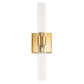 YANSUN 18 in. 2-Light Brushed Gold LED Vanity Light Bar and 3CCT Adjustable Function for Bathroom Living Room or Bedroom