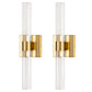 YANSUN 18 in. 2-Light Brushed Gold LED Vanity Light Bar and 3CCT Adjustable Function for Bathroom Living Room or Bedroom