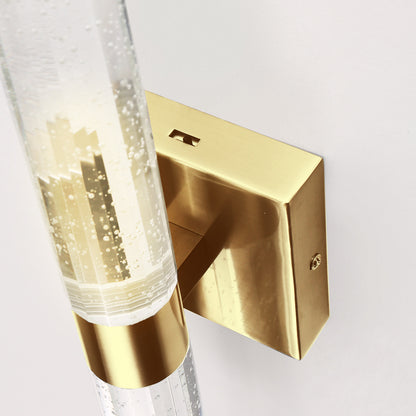 YANSUN 18 in. 2-Light Brushed Gold LED Vanity Light Bar and 3CCT Adjustable Function for Bathroom Living Room or Bedroom