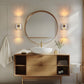 YANSUN 18 in. 2-Light Brushed Nickel LED Vanity Light with 3CCT Adjustable Function for Bathrooms and Living Rooms (2-Pack)