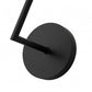 YANSUN 2-Pack Wall Sconces with Fabric Shade, E26 Base, Matte Black, Remote Control RGBCW Dimmable Indoor Lighting