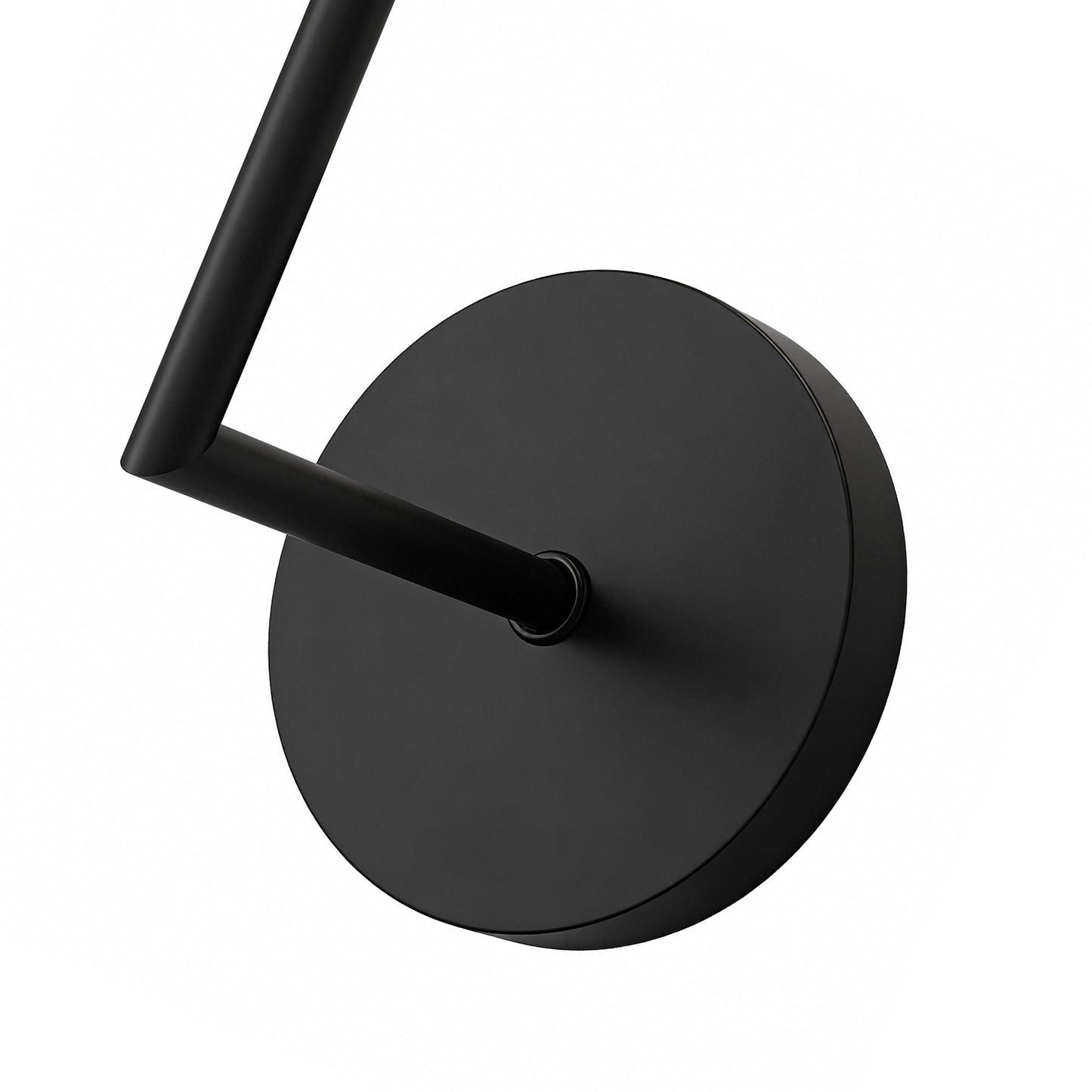 YANSUN 2-Pack Wall Sconces with Fabric Shade, E26 Base, Matte Black, Remote Control RGBCW Dimmable Indoor Lighting