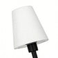 YANSUN 2-Pack Wall Sconces with Fabric Shade, E26 Base, Matte Black, Remote Control RGBCW Dimmable Indoor Lighting