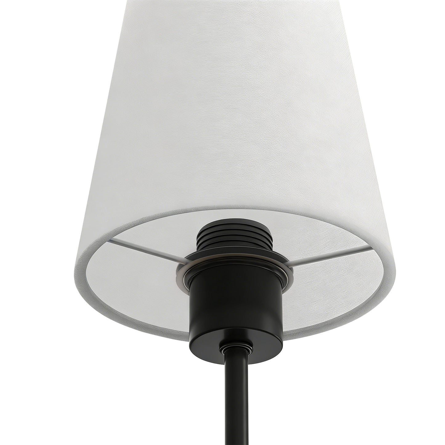 YANSUN 2-Pack Wall Sconces with Fabric Shade, E26 Base, Matte Black, Remote Control RGBCW Dimmable Indoor Lighting