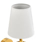 YANSUN 4.3 in.2-Pack Modern Wall Sconces with White Fabric Shades, Copper Indoor Wall Lights with Remote RGB Bulbs Included