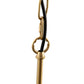 6-Light Gold Candle Rustic Industrial Iron Chandeliers for Dining Room Living Room