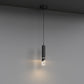 YANSUN 3-Pack Crystal Pendant Light Set, Integrated LED with 4000K Neutral White, Sand Black Finish, 4.7in Ceiling Plate