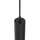 YANSUN 3-Light Crystal Chandelier with Integrated LED, Large Round Ceiling Plate, 4000K Neutral White, Sand Black Finish