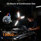 YANSUN Outdoor Lighting Solution with Adjustable Height & Multiple Light Modes, Portable Design for Various Applications