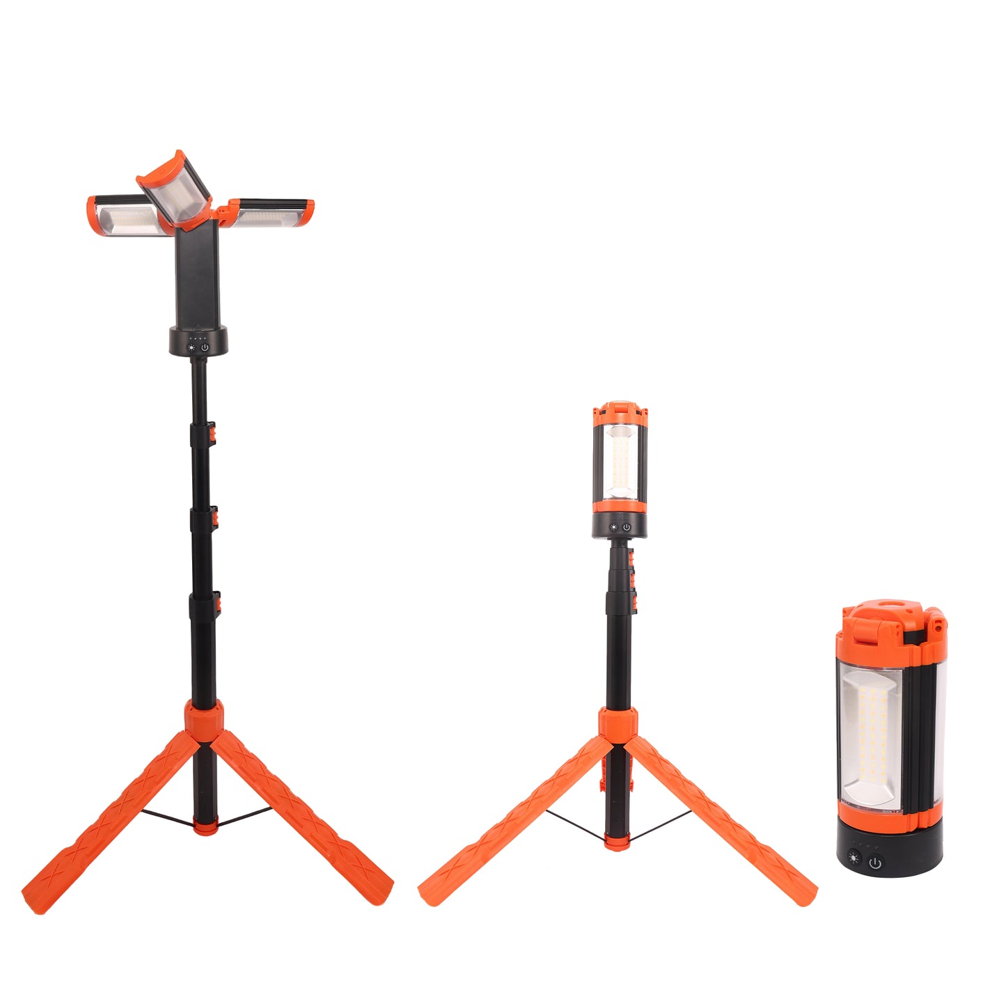 YANSUN Outdoor Lighting Solution with Adjustable Height & Multiple Light Modes, Portable Design for Various Applications