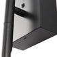 2-Light Black LED Wall Sconce with Remote Control, Wireless Installation, USB Charging, Wall Decor Set of 2