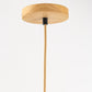YANSUN Farmhouse 1-Light Woven Rope Pendant Light with Teardrop Shade, E26 Base Hanging Fixture No Bulb Included