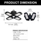 YANSUN 4-Pack 60W LED Garage Light E26 Deformable 4-Leaf Ceiling Light 3000LM 6500K Shop Basement Workshop Lighting Fixture