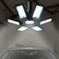 YANSUN 6-Blade E26 LED Garage Light, 48W (Equivalent to 281W), 6500K White Light, 110-265V