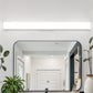 YANSUN 24 W LED Bathroom Vanity Light with White Linear Bar Design, Integrated Light Source Wall Mounted Fixture