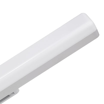 YANSUN 24 W LED Bathroom Vanity Light with White Linear Bar Design, Integrated Light Source Wall Mounted Fixture