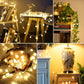 YANSUN 40-Light Globe String Lights 4+1 m (196.85 in) Warm White 3300K Decorative String with IP42 Protection