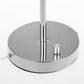 YANSUN Modern 1-Light Crystal Dimmable Table Lamp with Dual USB Charging and Rotary Switch (Light bulbs not included)