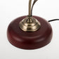 YANSUN 16.93 in. 1-Light Brass Dome Metal Table Lamp - Vintage Retro Traditional Style, for Living Room, Bedroom, or Office