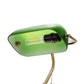 YANSUN 14 in. Vintage Retro Metal Table Lamp with Green Glass Shade, E26 Base for Bedroom, Living Room, and Dining