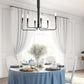 YANSUN 25 in. 6-Light Vintage American Chandelier, E12 Base, Classic Branch Pendant Light for Kitchen Bulbs Not Included