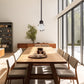 YANSUN 1-Light Modern Black Diamond Pendant Light 5W Integrated LED Hanging Ceiling Light 3000K for Kitchen Dining Room Bedroom