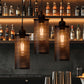 YANSUN 1-Light Industrial Black Pendant Light with Cylinder Shade E26 Ceiling Hanging Light Fixture, Bulb Not Included