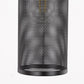 YANSUN 1-Light Industrial Black Pendant Light with Cylinder Shade E26 Ceiling Hanging Light Fixture, Bulb Not Included