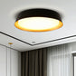 12in. Black and Gold Flush Mount Ceiling Light, 21W 1250LM LED Ceiling Light Fixture 5CCT Dimmable for Bedroom Hallway