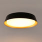 12in. Black and Gold Flush Mount Ceiling Light, 21W 1250LM LED Ceiling Light Fixture 5CCT Dimmable for Bedroom Hallway
