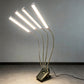 YANSUN 4-Head LED Grow Light with Clip, 192 LEDs, 10-Level Dimmable, 24H Timer, Full Spectrum 3500K, Indoor Plant Light, US Plug