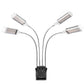 YANSUN 4-Light 96-Watt Full Spectrum Dimmable Indoor Outdoor Integrated LED Grow Light and 10-Brightness Levels