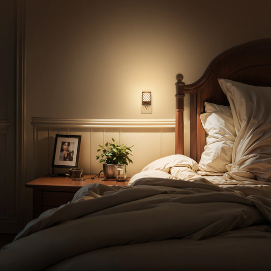 YANSUN 3.54 in. H Plug-in Dimmable Night Light 2-Pack, 3000K Warm Light, Vintage Style, US Plug