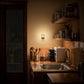 YANSUN 4-Pack 1W Plug-in Light-Controlled Night Light, Retro Dimming, 3000K Warm Light, U.S. Two-Prong Plug