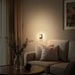 YANSUN 4-Pack 1W Plug-in Light-Controlled Night Light, Retro Dimming, 3000K Warm Light, U.S. Two-Prong Plug