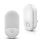 YANSUN 4-Pack Plug-in Night Lights Dusk-to-Dawn Sensor Warm Glow 2-Level Brightness US Plug
