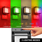 YANSUN 2-Pack Plug-in Night Light, Dusk to Dawn Sensor, 1W LED Night Light with RGB Color Change, Black